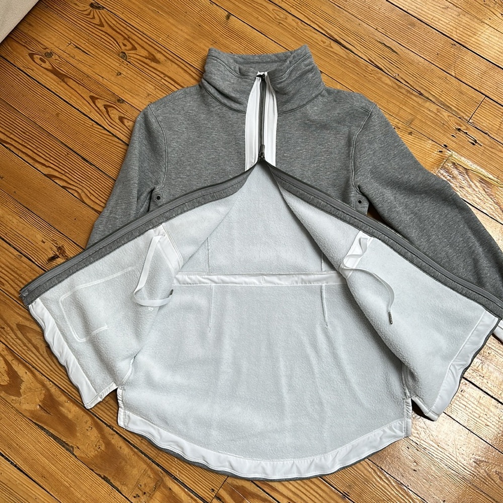 Lululemon Full Zip Jacket 8 Gray - Picture 10 of 14